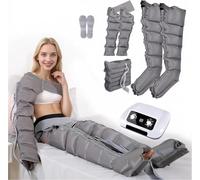 Foot Circulation Machine︱Electric Leg Air Compression Massager︱6 Cavity Lymphatic Drainage Leg Massager︱ for Circulation Arm Leg Waist Wraps Foot Ankles Calf Massage Machine Pain Relax
