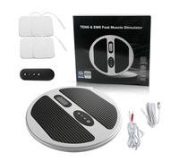 Foot Circulation Machine, Rechargeability EMS Foot Massagers for Pain and Circulation, Electric Foot Massage Machine Reduce Swelling in Feet & Ankles, Plantar Fasciitis, Ankle & Leg Pain