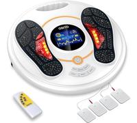Foot Circulation Machine, TENS & EMS Foot Massagers for Pain and Circulation, 25 Modes & 99 Intensity, Reduce Swelling in Feet & Ankles, Plantar Fasciitis - White