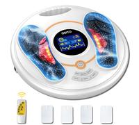 Foot Circulation Machine, TENS & EMS Foot Massagers for Pain and Circulation, Reduce Swelling in Feet & Ankles, Plantar Fasciitis, Arthritis, Ankle & Leg Pain, Sciatica - White