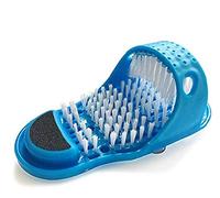 Foot Cleaner Scrubber, Simple Feet Cleaner Magic Foot Scrubber Feet Shower Spa Easy Cleaning Brush Exfoliating Foot Massager Slippers