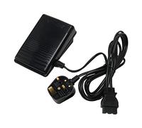 Foot Control Pedal,3 5in Wide 5 3in Long UK Plug 220V Durable Plastic Sewing Control Pedal for Replacement