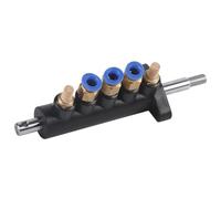 Foot Control Valve Foot Pedal Valve Control Valve Foot Pedal for Tire Changer Machine Tool Type A Pneumatic Foot Switch 8mm Pipe OD 10mm Rod Steel Body with Mufflers