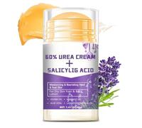 Foot Cream for Cracked Heels and Dry Skin - 60% Urea Cream with Salicylic Acid & Lavender - Athletes Foot Treatment & Heel Balm - Intensive Foot Care Lotion for Very Dry Feet & Hands