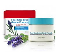Foot Cream for Dry Feet, Gentle Intensive Moisturising Foot Cream with Lactic Acid, Lavender & Eucalyptus, Softening & Smoothing Foot Moisturiser, Intense Hydration & Nourishment, 50g
