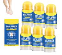 Foot Cream with 60% Urea and 2% Salicylic Acid, Cuticle Softener, Callus Remover Gel, Repairs and Hydrates Dry and Cracked Feet Hand, Intensive Moisturizer for Dead Skin (6pcs)