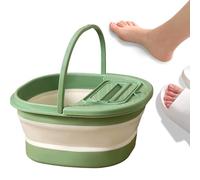 Foot Dipping Tray, Foldable Bath Massage Bucket - Foot Soaking Bath Basin | For Women Elderly Travel Camping Centre Spa Hotel Dorm Room