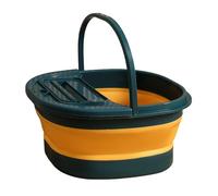 Foot Diving Tub - Foldable Bath Massager 39.5 x 34 x 19 cm, Portable Foot Diving Bucket, Folding Bath Massagers for Older Women Travelling Camping S