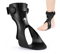 Foot Drop Brace for Walking with Shoes Breathable Drop Foot Brace Support for Men Women Inflatable Ankle Foot Orthosis Splint for Improved Gait and Stability(Right,S)