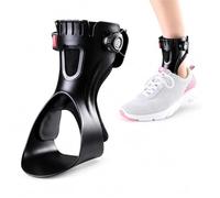 Foot Drop Brace for Walking with Shoes Breathable Drop Foot Brace with Airbag Support Adjustable AFO Ankle Orthosis for Men and Women Corrective Walking Aid Tool(Right,M)
