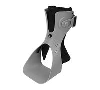 Foot Drop Brace, Posture Correct Foot Drop Orthosis Hollow Heel Rotary Buckle Soft Lightweight for Paralysis for Walking (Left Foot M)