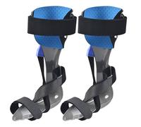 Foot Drop Brace Splint Ankle Support Stabiliser Footrest Orthesis with Removable Bandage for Flat Feet, Stroke, Postoperative Recovery,Left+right,L