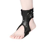 Foot Drop Orthosis, Ankle Foot Drop Brace Support Splint for Stroke Patients Hemiplegia Achilles Tendon Injury(Black Left,2XL)