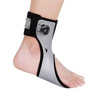 Foot Drop Orthosis, Ankle Foot Drop Brace Support Splint for Stroke Patients Hemiplegia Achilles Tendon Injury(Grey Right,2XL)