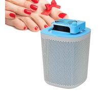 Foot Dust Collector, Extra-Large Nail Dust Vacuum with Washable Filter, Low Noise Nail Salon Equipment, 3-Speed Smart Control, 3600 RPM Electric Dust Suction Machine,Blue