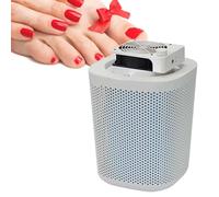 Foot Dust Collector, Extra-Large Nail Dust Vacuum with Washable Filter, Low Noise Nail Salon Equipment, 3-Speed Smart Control, 3600 RPM Electric Dust Suction Machine,White