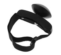 Foot Egg Shaker with Strap for African Drums and Cajon | Plastic Black Build, Unique Sound, Easy On-the-go Setup, Busking and Group Performances