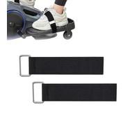 Foot Exerciser Straps - 2 Adjustable Trainer Straps for Elliptical Machine | Under Desk Elliptical Peddler, Floor Exerciser for Fitness Home Sports Gym Access