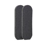 Foot File 20PCS Pedicure File Refill Pads Callus Remover Foot Files Pedi File Replacement for Reusable Stainless Steel Foot Rasp Handle(Silver)