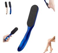 Foot File Beyond The Cream, Pedicure Tools Feet Scrubber Dead Skin Foot Grinder, Reusable Professional Long-Handled Pedicure File, Wet and Dry Feet Grinder (Blue)