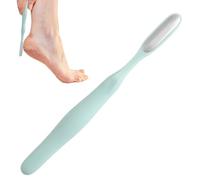 Foot File Callus Remover - Stainless Steel ABS 19 x 2 cm | Long Handled Toe Cleaning Brush, Foot Scrubber For Callus Removal, Pedicure Tool For Care And Toe Crevice Cleaning
