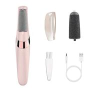 Foot File Electronic Tool File and Healing Tissue Remover Electric Foot Grinder Pink(Light Grey)