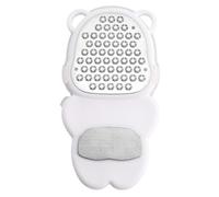 Foot File,Fun Stainless Steel Bear-Shaped Grater,Foot Scrubber Dead Skin Remover - for Heel Cracked Removal Spa Home Shower Nail Toe Cleaning Rough Hard Dry