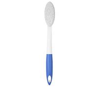 Foot File, Long Handle Foot Brush Remove Dead Skin Cutin Pumice Brush Foot Massage Cleaner with Scrubbing Pumice Stone to Removes Hard Skin