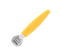 Foot File Stainless Steel Callus Remover Feet Shaver Corn Cuticle Cutter Dead Skin Removal Rasp File Foot Care Professional Pedicure Tools(1Pcs Yellow)