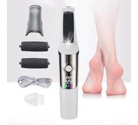 Foot Files Electric Hard Skin Remover Electric Foot Callus Remover for Feet with 3 Roller Heads, 3 Speeds-Waterproof, Rechargeable Professional Pedicure Tool for Men Women Dead Skin Dry Skin