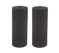 Foot Foam Pads for Leg Extension - Replacement Rollers for Weight Bench and Inversion Table - Black High-Density Foam, 170mm x 80mm x 20mm, Compatible with 22-30mm Tube Diameter(4PCS)