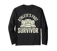 Foot Fungus Brave Athlete's Foot Survivor Long Sleeve T-Shirt