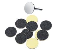 Foot Grinder Sandpapers Pedicure Sanding Disc Pad for Cracked Heels Hard Dead Skin Callous Remover Care Tool with Stainless Steel Bearing