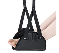 Foot Hammock for Airplane, Adjustable Foot Rest for Comfortable - Breathable Foot Rest for Travel, Home, Office, Train, Bus, Car