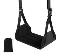 Foot Hammock for Airplane Travel, Adjustable Travel Footrest for Long-haul Flights - Folding Suspension Removable Comfort Air Travel Professional Travel