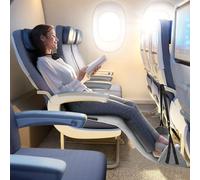 Foot Hammock for Flight Portable Plane Full Leg Hammock Adjustable Flight Foot Rest Lightweight Airplane Essentials Provides Relaxation and Comfortable for Long Flights Office Under Desk Car