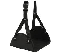 Foot Hammock for Plane Travel, Portable Airplane Footrest, Comfortable Leg Support Design, Adjustable Strap Feature, Ideal for Adults, Sleeping, Flights, Car Rides, Business Trips, Work, Black