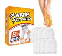 Foot Heating Patch - Safe Glue 6 Pieces Heat Patch,Foot Warmers for on the Go Heat for Outdoor Activities Skiing Hiking,Heating Patch Winter,Bodywarmer
