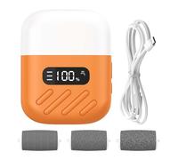Foot Heel Grinder - Powerful Callus Removal Tool, Ergonomic Electric Pedicure Device | Cordless Rough Skin Buffer, Soft Roller Exfoliator Lightweight Design for Cracked Feet Daily Care Routine