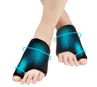 Foot Ice Pack for Big Toes, Bunion Relief, Gout, Pain Relief, Reusable Toe Ice Pack for Hot and Cold Therapies, Gel Foot Ice Pack for Swelling, Sprains,