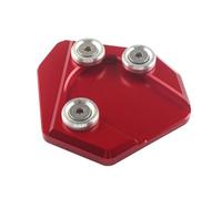 Foot Kickstand Side Stand Extension Plate Pad For YAMAHA SMAX 155/GTR125/ACYGNUS/BWS/RAY(Rosso)