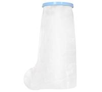 Foot Leg Cast Covers Elastic Shower Protector for Adults with Leg Injuries Fractures Reusable Durable Gel PVC Material Size 71 x 25.5cm
