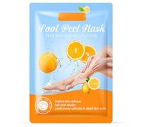 Foot Mask, Foot Peel Mask for Hard Skin, Dead Skin Remover for Feet, Plant Formula Moisturising Socks, Exfoliator Socks Feet Care, Scent Includes Aloe Vera, Rose, Peach, Orange (D)