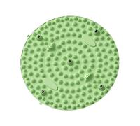 Foot Massage and Finger Pressure Board Ultra-Jogging Through The meridians Indoor pad Round Large Super Pain Thickening Home Small Winter Bamboo Shoots Sports Massage Toe (Green, 35cm)