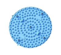 Foot Massage and Finger Pressure Board Ultra-Jogging Through The meridians Indoor pad Round Large Super Pain Thickening Home Small Winter Bamboo Shoots Sports Massage Toe (Blue, 55cm)