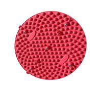 Foot Massage and Finger Pressure Board Ultra-Jogging Through The meridians Indoor pad Round Large Super Pain Thickening Home Small Winter Bamboo Shoots Sports Massage Toe (Red, 55cm)