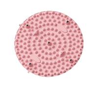 Foot Massage and Finger Pressure Board Ultra-Jogging Through The meridians Indoor pad Round Large Super Pain Thickening Home Small Winter Bamboo Shoots Sports Massage Toe (Pink, 55cm)