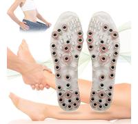 Foot Massage Insoles, Magnetic Insoles Accupressure Insoles Reflexology Insoles, Plantar Fasciitis Support and Insoles for Hip Pain for Good Foot Health,45