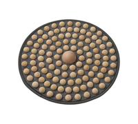 Foot Massage Mat - 19.7 Inch Wooden Pad | Wooden Massage Mat - Folding Foot Massager Home Use with Ergonomic Pressure Points for Stress Relief, Relaxation and Wellbeing for Men and