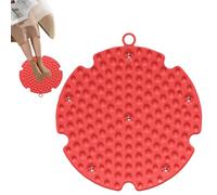 Foot Massage Mat, 20.47 Inch Round Pressure Point Mat, Foot Massage Bath, Foot Reflexology Mat, Round Massage Mat, Anti Fatigue Walk, Acupunct, Particles for Relaxing the Feet